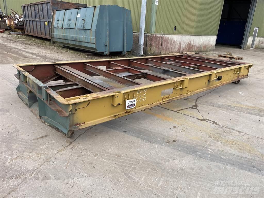  Maft trailer 20ft - 25 ton Semi remorque surbaissée