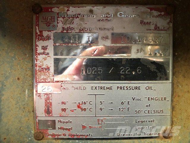  MGH gear Type 431T Boîte de vitesse