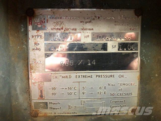  MGH Type 431T gear Boîte de vitesse