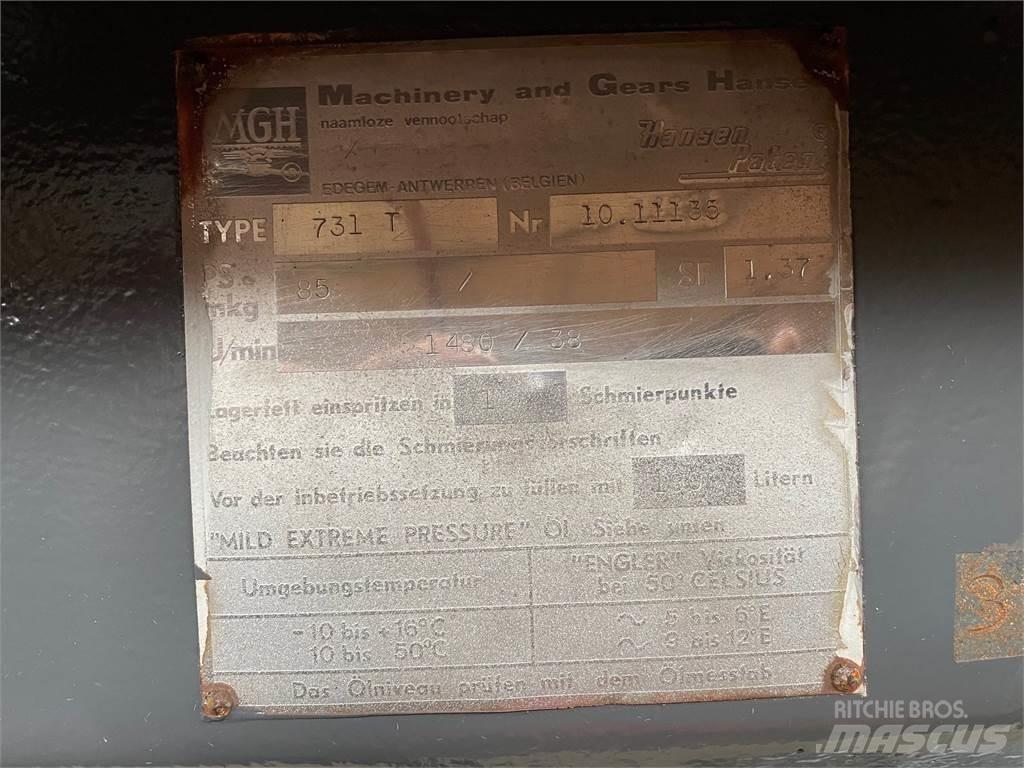  MGH Type 731 T gear - 39:1 Boîte de vitesse