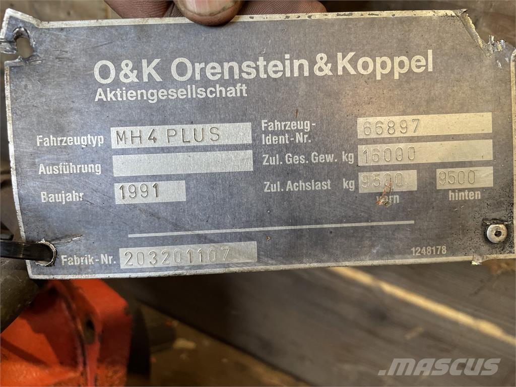 O&K MH4 Plus svirvel Hydraulique