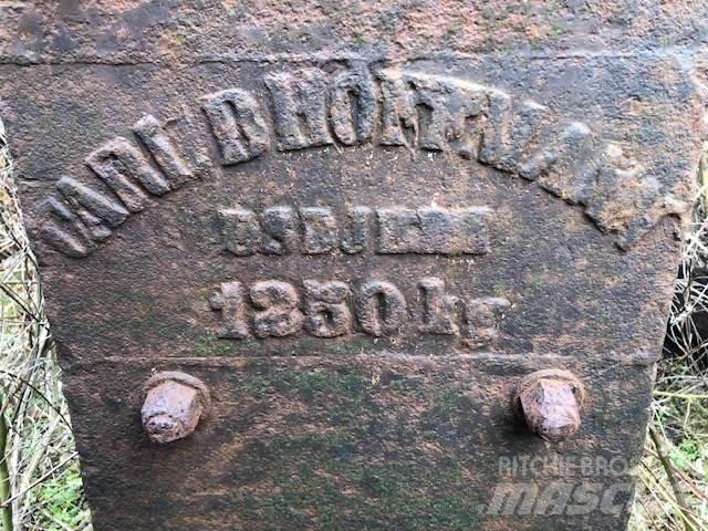  Rammeslag ca. 1250 kg Autres accessoires