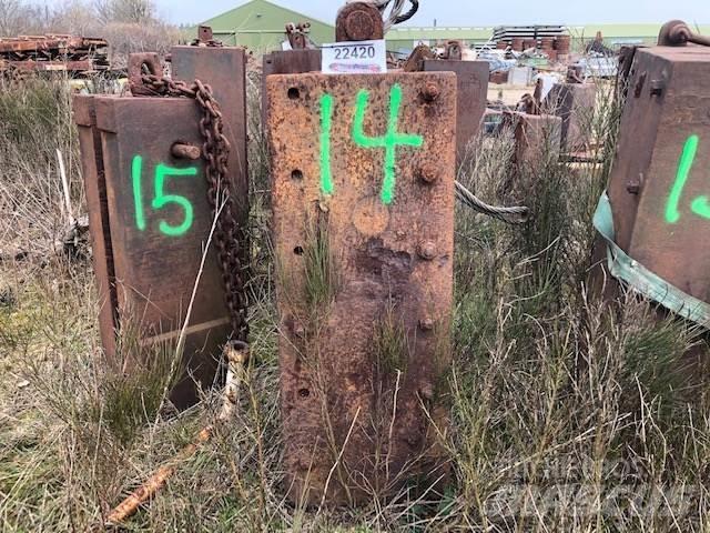  Rammeslag ca. 3000 kg Autres accessoires