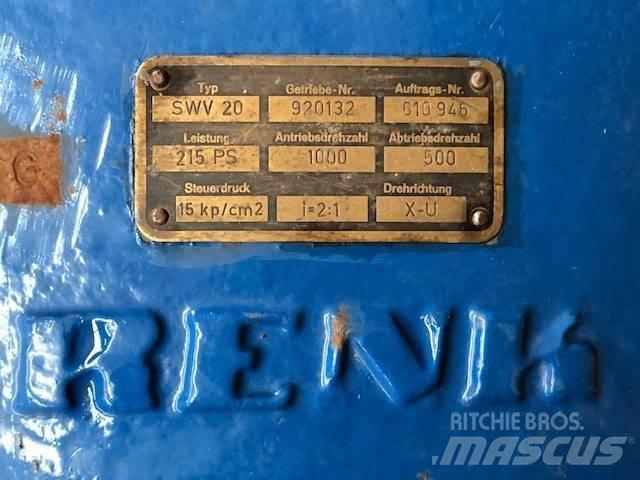 Renk Type SWV20 Boîte de vitesse