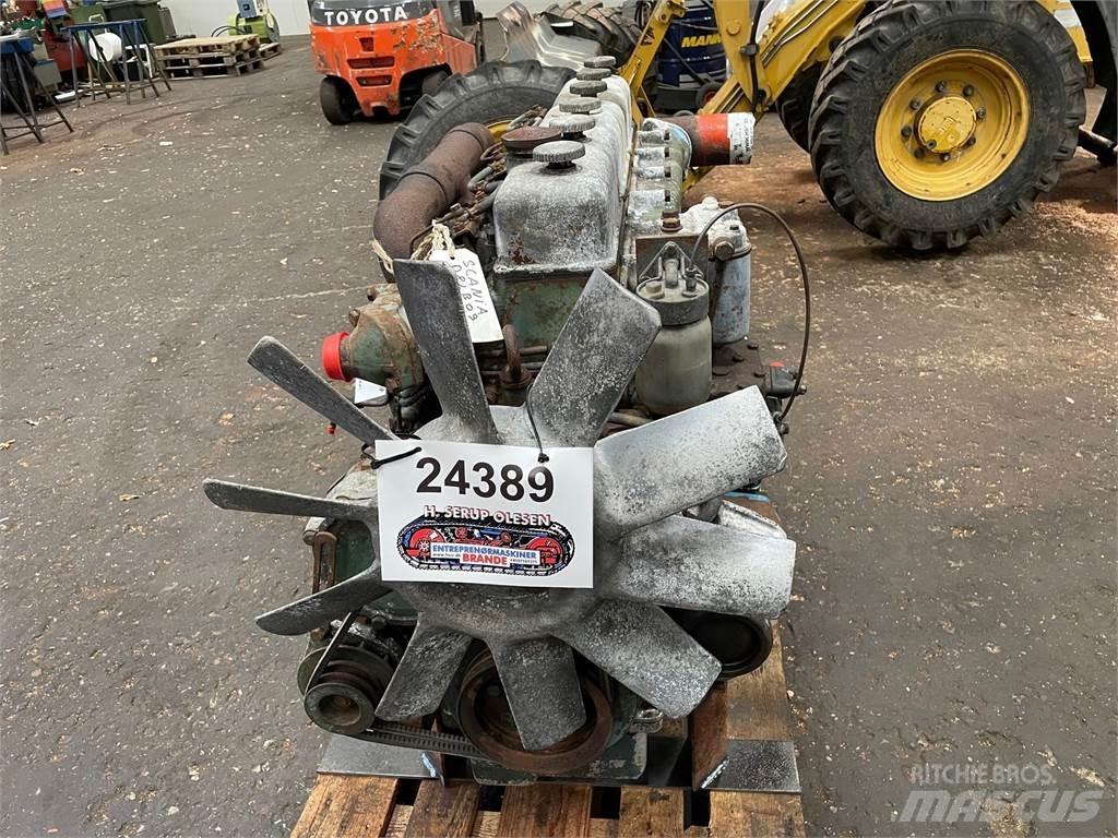 Scania D8L B09 motor. Moteur