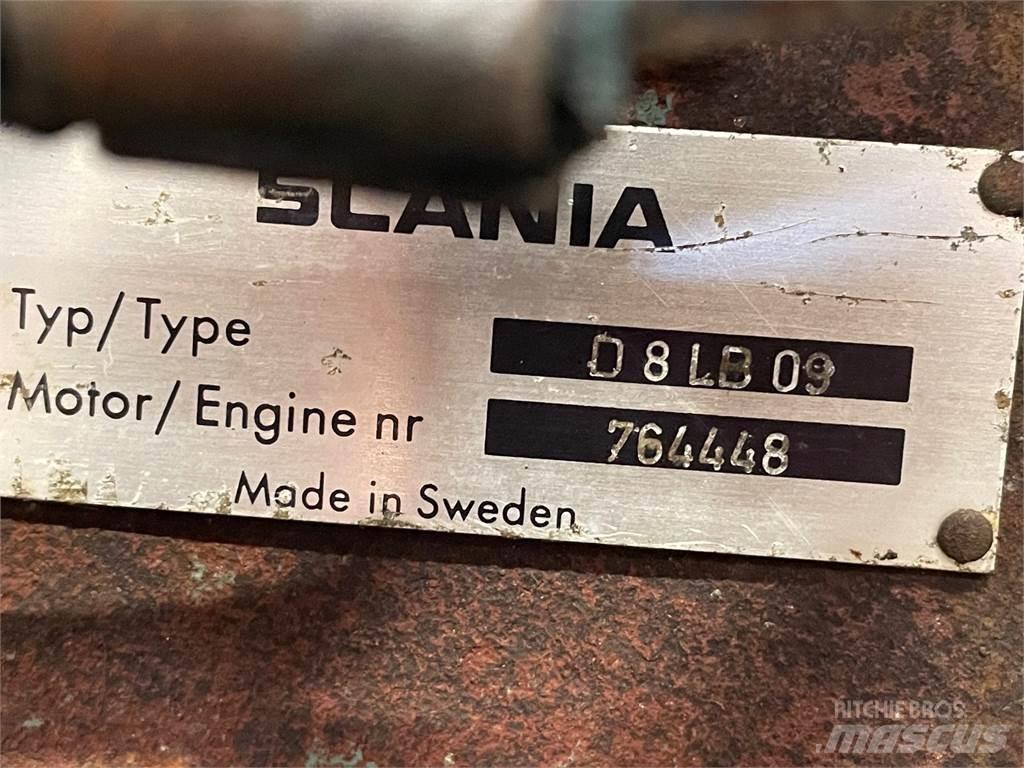 Scania D8L B09 motor. Moteur