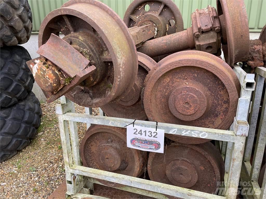  Skinnehjul ø450 mm + flange Pneus, roues et jantes