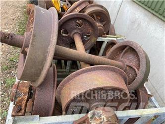  Skinnehjul ø450 mm + flange Pneus, roues et jantes