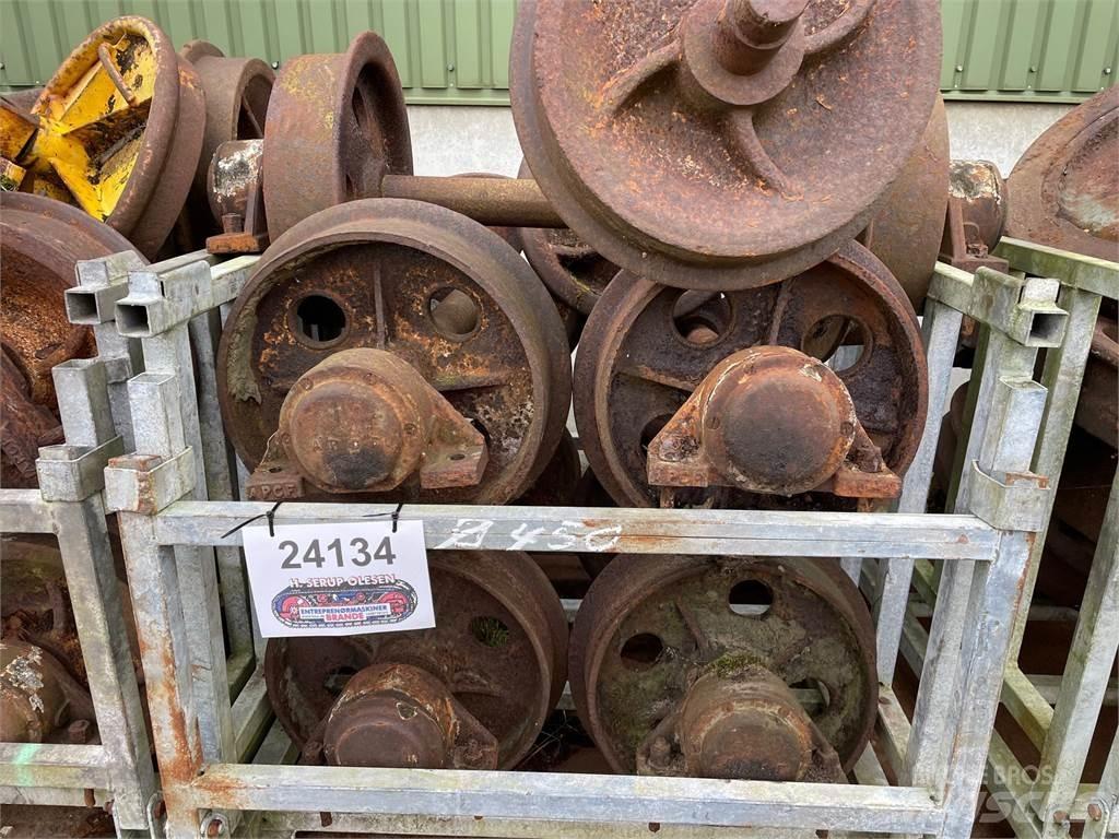  Skinnehjul ø450 mm + flange Pneus, roues et jantes
