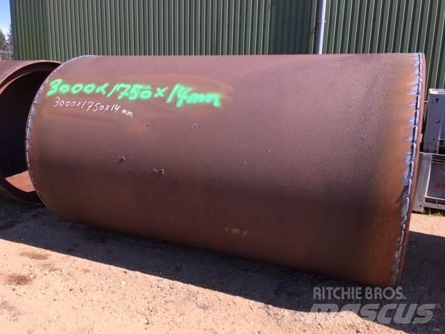  Stålrør ø1750x14x3000mm Équipement de pipeline