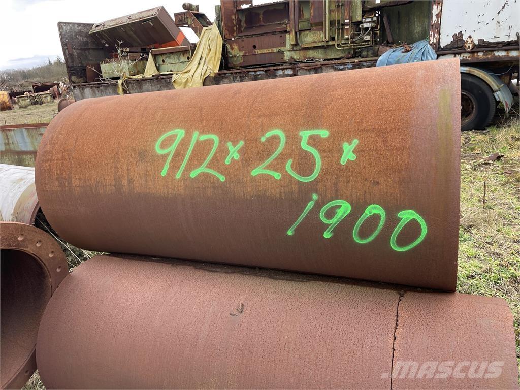  Stålrør ø912x25x1900 mm Équipement de pipeline
