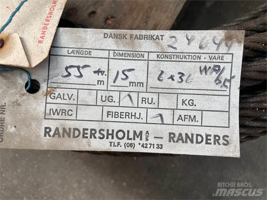  Stålwire Ø15 mm Accessoires et pièces pour grue