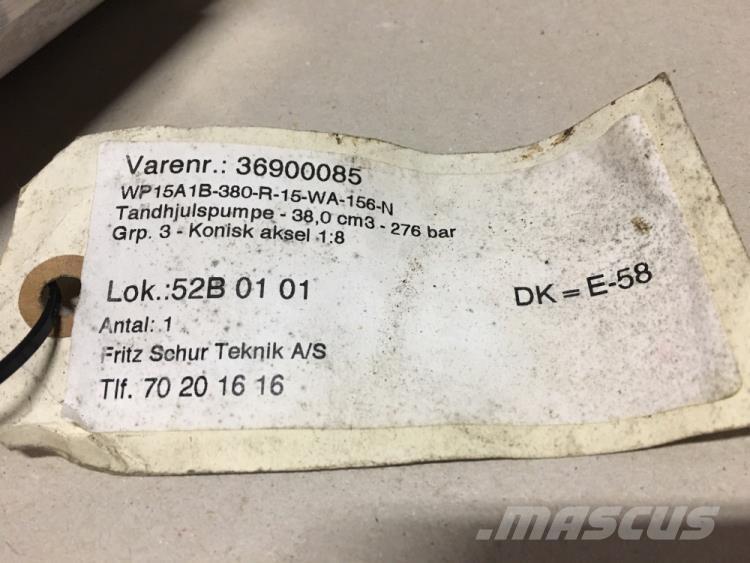  Tandhjulspumpe, Haldex Hydraulique