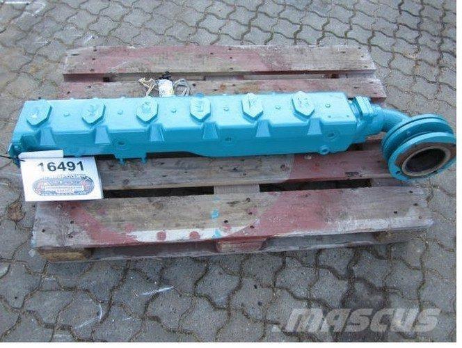  Udstødningsmanifold, kølet Moteur