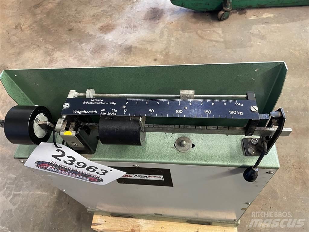  Vægt, mekanisk 200 kg Autres accessoires