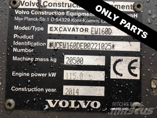 Volvo EW160D til ophug Pelle sur chenilles