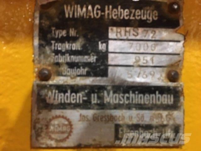  Wimag RHS72 løfteåg - 7 ton Accessoires et pièces pour grue