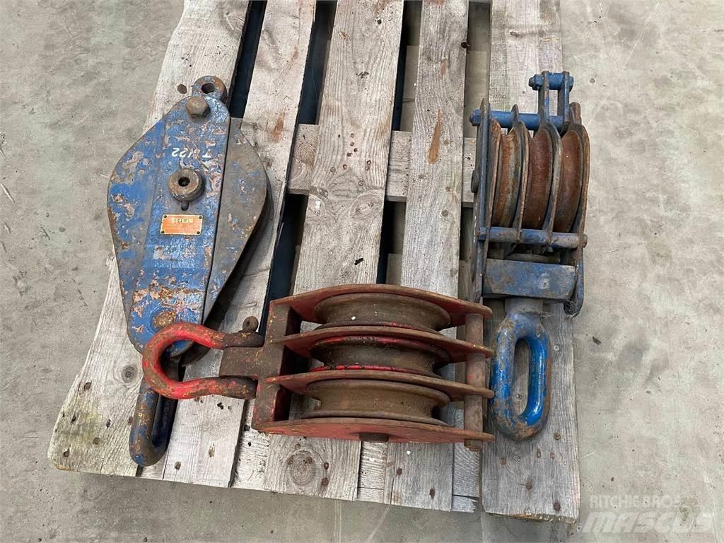  Wireblokke - 3 stk. Accessoires et pièces pour grue
