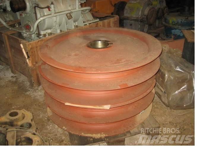  Wirehjul, ubrugte - 4 stk. Accessoires et pièces pour grue