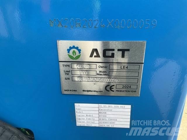 AGT MX20R Pelle sur chenilles