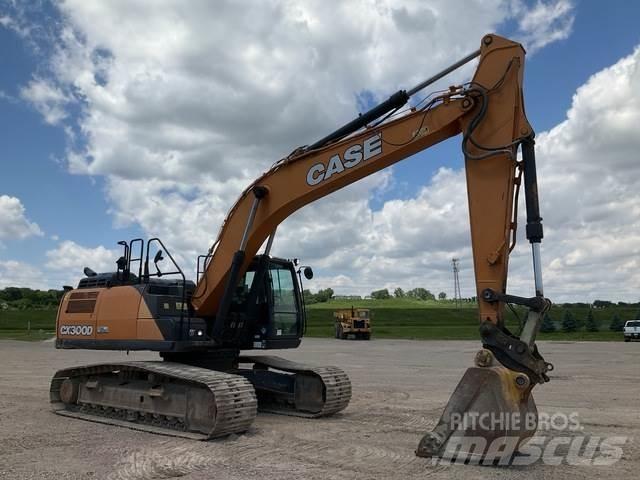 CASE CX300D Pelle sur chenilles