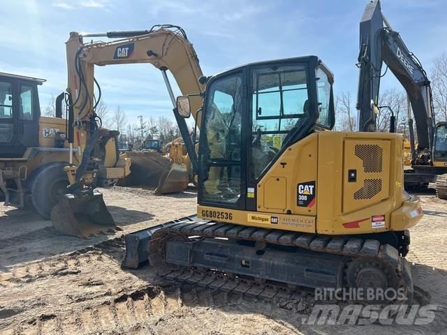 CAT 308CR Pelle sur chenilles