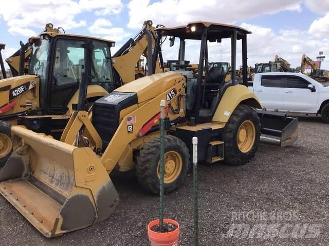 CAT 415IL Chargeur frontal, fourche