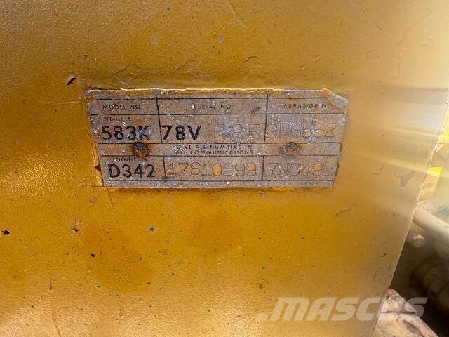 CAT 583K Poseur de canalisation