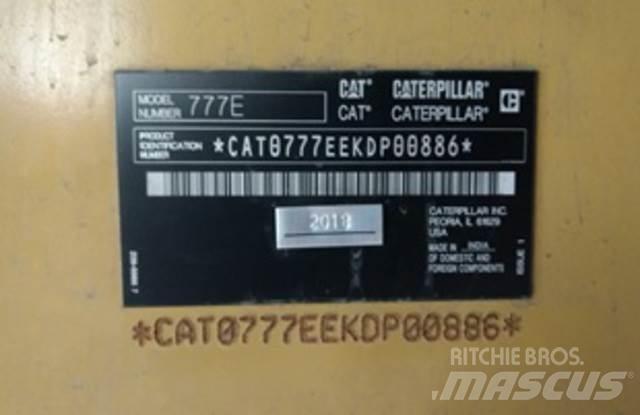 CAT 777E Tombereau articulé