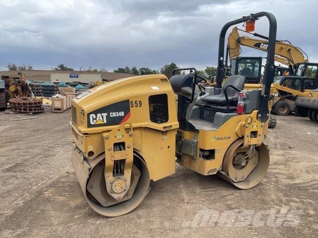 CAT CB34B Rouleaux tandem