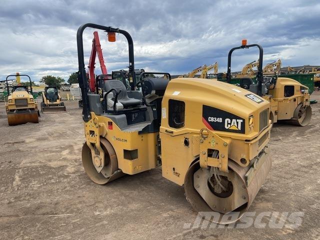 CAT CB34B Rouleaux tandem