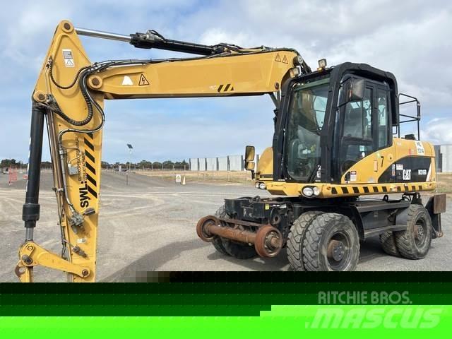 CAT M316D Pelle sur pneus