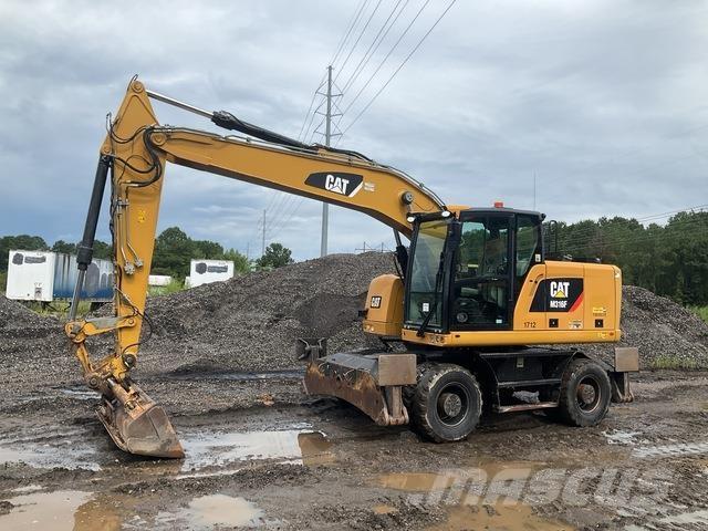 CAT M316F Pelle sur pneus