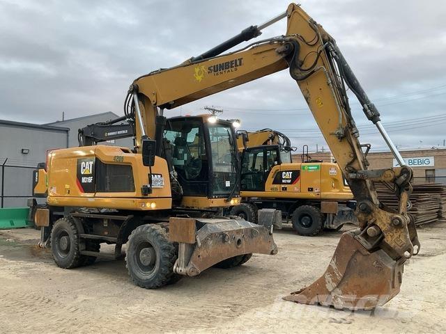 CAT M316F Pelle sur pneus