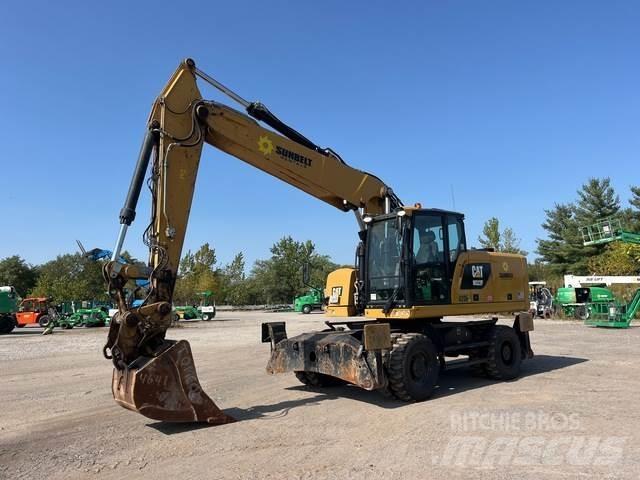 CAT M322F Pelle sur pneus