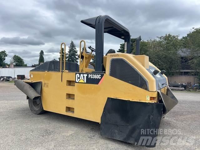 CAT PS-360C Rouleaux à pneumatiques