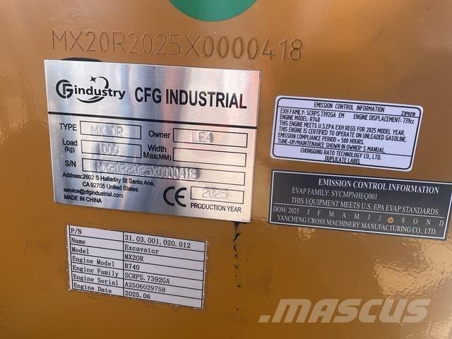 CFG MX20R Pelle sur chenilles
