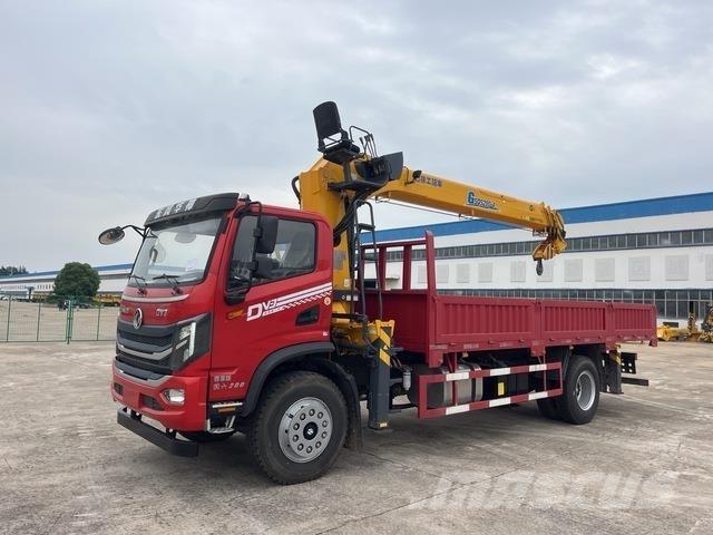 Dongfeng  Camion plateau ridelle avec grue