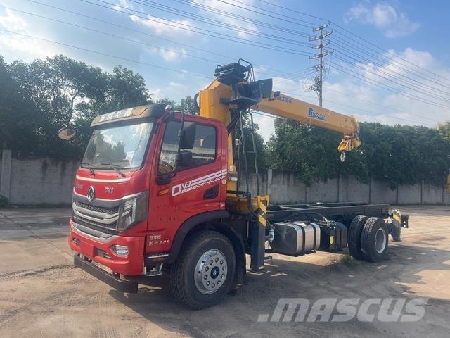 Dongfeng DV3 Camion plateau ridelle avec grue