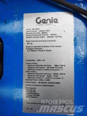 Genie GS1932 Nacelle ciseaux