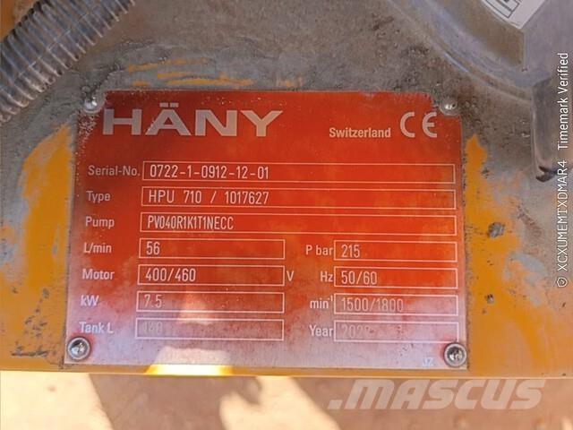  Hany HPU710 Accessoires pour centrale à béton