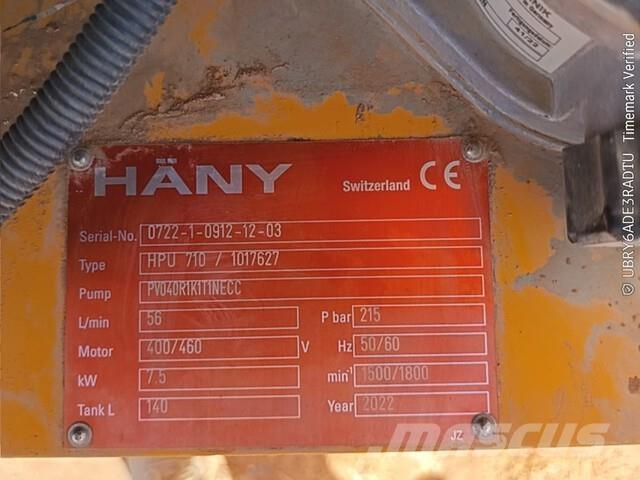  Hany HPU710 Accessoires pour centrale à béton