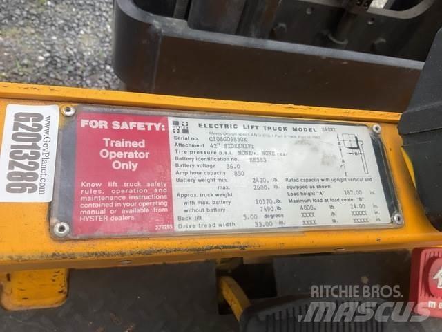 Hyster E40XL Chariots élévateurs électriques