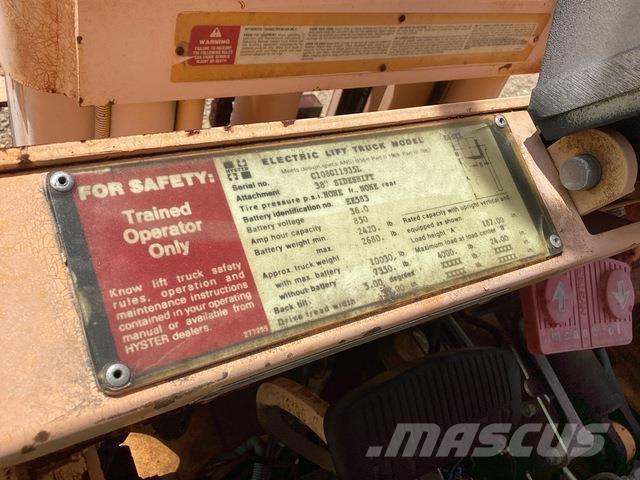 Hyster E40XL Chariots élévateurs électriques