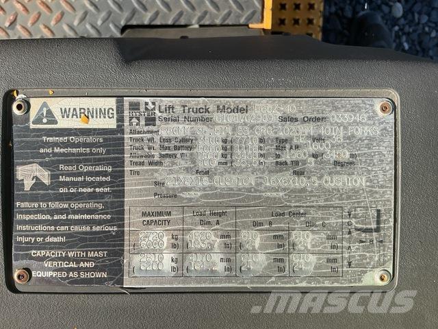 Hyster E65Z-40 Chariots élévateurs électriques