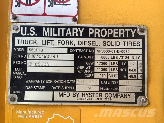 Hyster S60FTG Autres Chariots élévateurs
