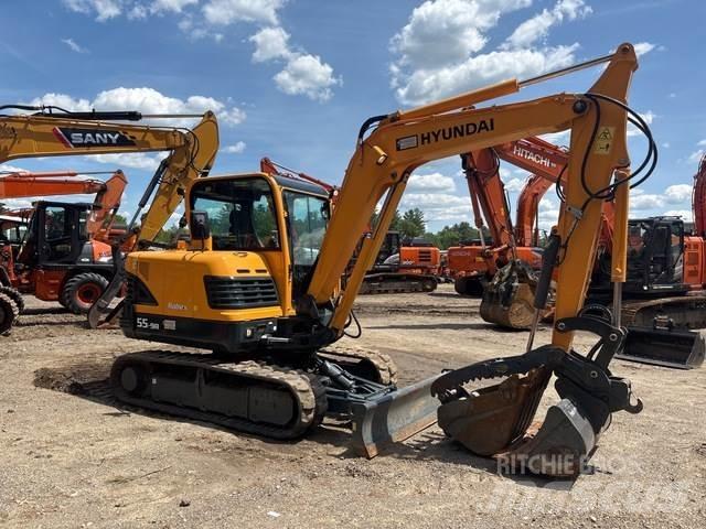 Hyundai R55-9A Pelle sur chenilles