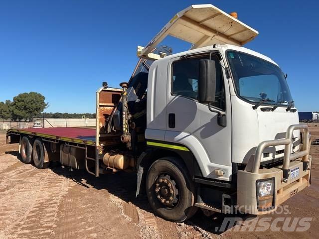 Isuzu FVZ 1400 Camion plateau ridelle avec grue