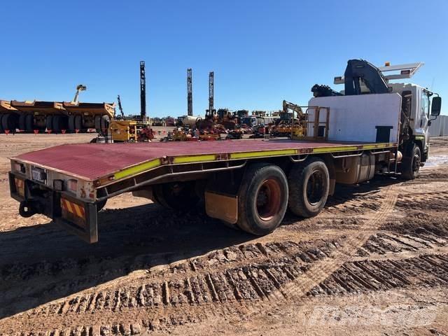 Isuzu FVZ 1400 Camion plateau ridelle avec grue