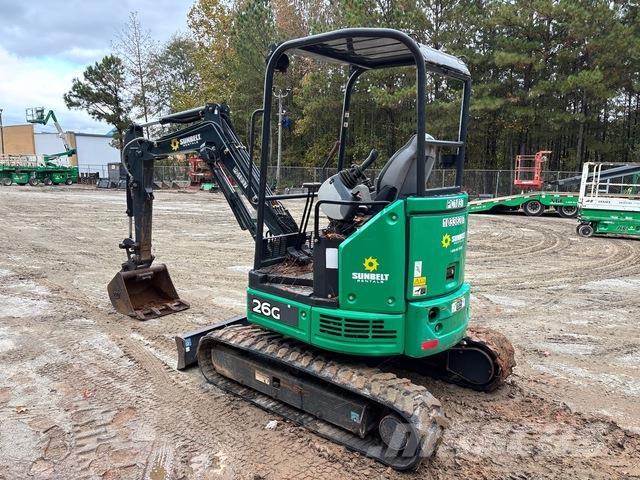 John Deere 26G Pelle sur chenilles